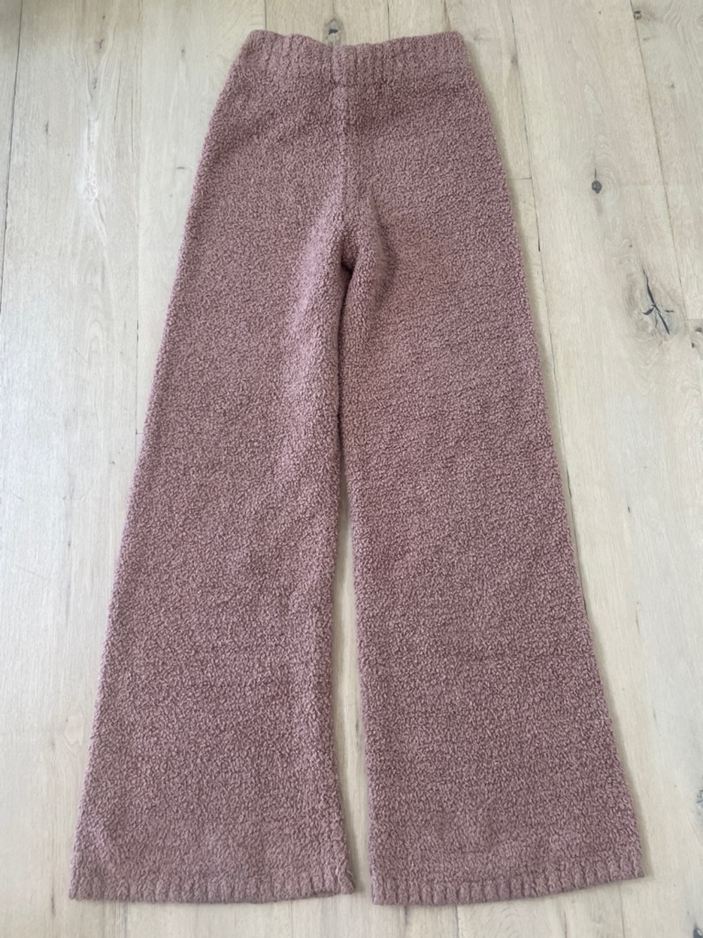 SKIMS Cozy Knit Wide Leg Pant Small/Medium in Rose Clay - Picture 5 of 6